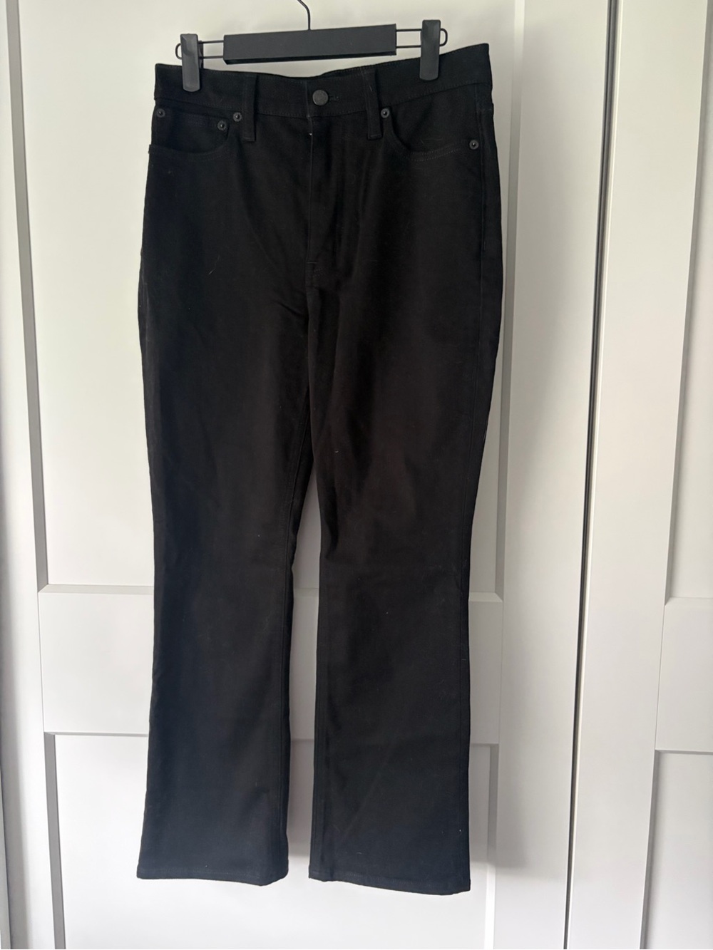 J crew Factory Classic Black flare crop - size 27 - fall transitional denim